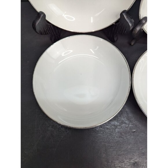 Royal M by Mitashoten Platinum Knight M109 Coupe Fruit Berry Bowl Set of 4 - Picture 5 of 8